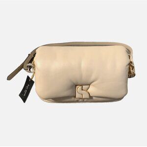 Kate Spade New York Dakota Puffy Leather Crossbody/Shoulder Bag Feather Pink
